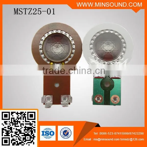 MSTZ25-01 small titanium diaphragm voice coil assembly for tweeter