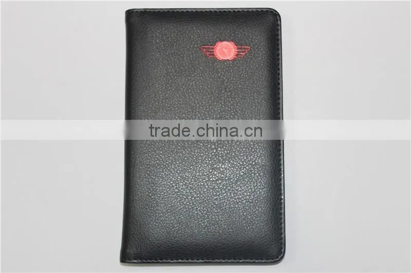 New arrived leather passport holder with multi-function pocket,Beautifully made passport cover/travel wallet with custom logo
