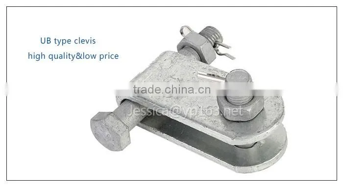 2015 High Quality Hot Dip-Galvanized UB type clevis tongues/right angle hung plates