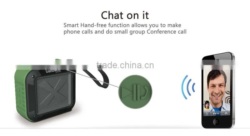 New Design Bluetooth Vibration Speaker Alarm Clock With Shockproof Dustproof Waterproof