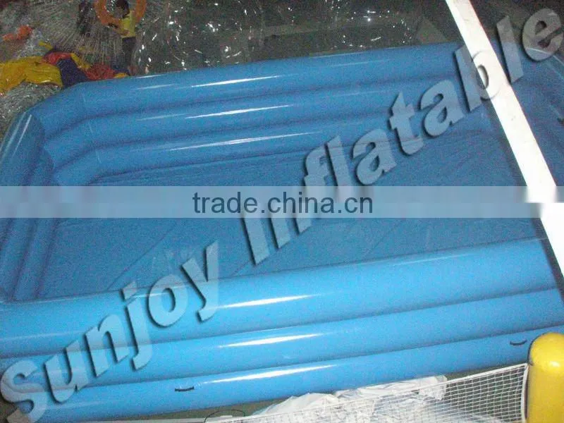 2016 hot sale customized inflatable rectangular swimming pool