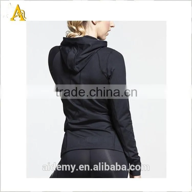Custom ladies muscle fit pullover fitness womens sweatshirt gym hoodies