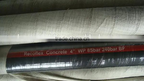 Wire spiraled/braided rubber hydraulic hose