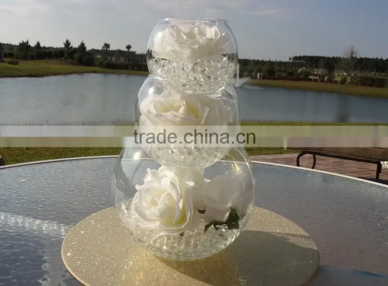 Crystal Mud Soil Water Beads Flower Planting Vase