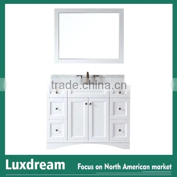 24" grey deluxe bathroom vanity with single CUPC sink