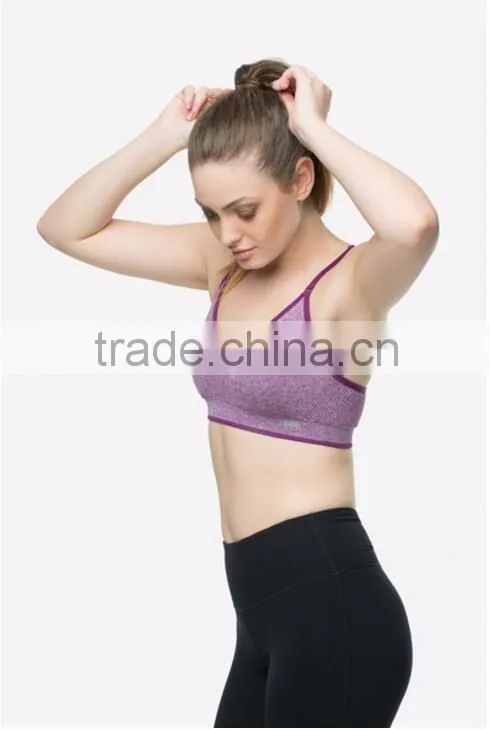 Workout Spinning Yoga Sports Bra Breathable Keyhole Bralette
