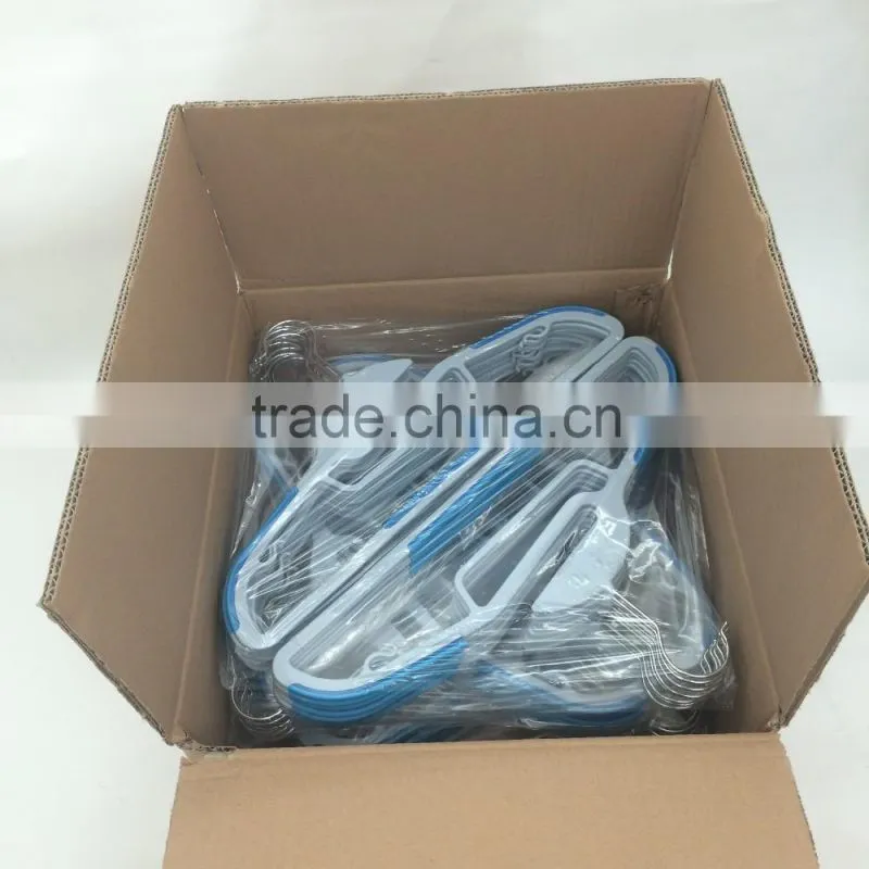 White fashion ZARA style trousers hanger plastic bottom hanger
