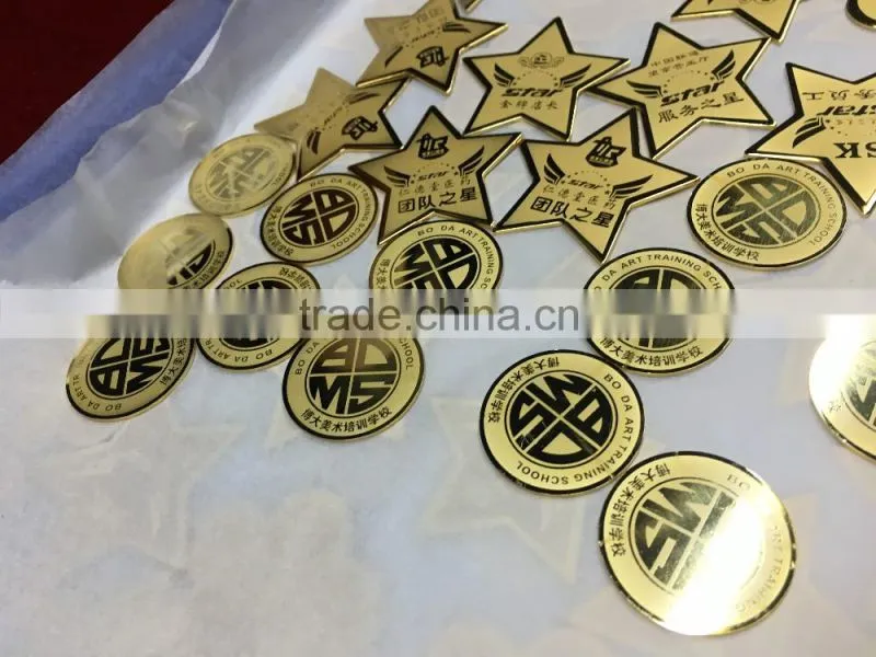 2016 Factory direct sales OEM design metal pins badge/plating hardware emblem
