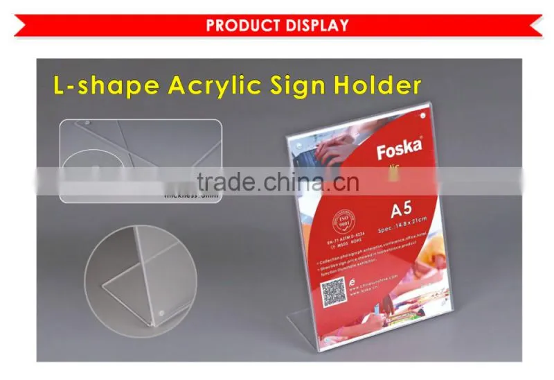 Acrylic Sign Holder
