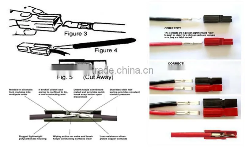 mini 1pin electric connector for electric instrument