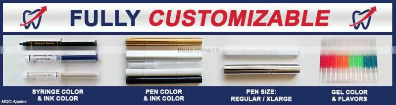 Add "Your Logo" to 3ml Teeth Whitening Syringes | HP, CP + OEM
