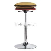 Rolling Adjustable Swivel Stool- Bar Table Chair W/With- Massage/Tattoo-Yellow