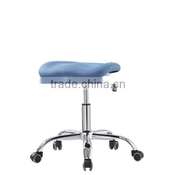 School small wheel stool for lab without armrest