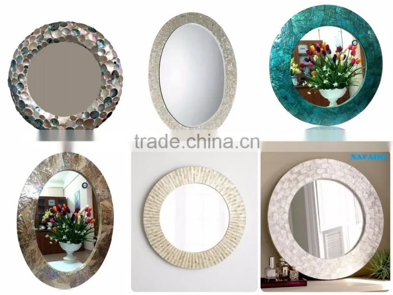 Modern design home decor wall framed mosaic Mirror