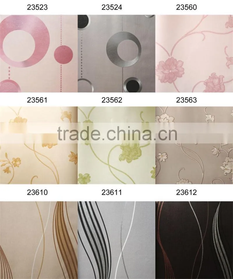 modern new circle soundproof wallpaper, black silver fashion hotel 3d wall paper