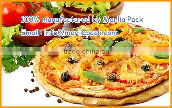 Fast Food Cake Pack Mailing Boxes Takeout Pizza Container in Kraft 14'' Box