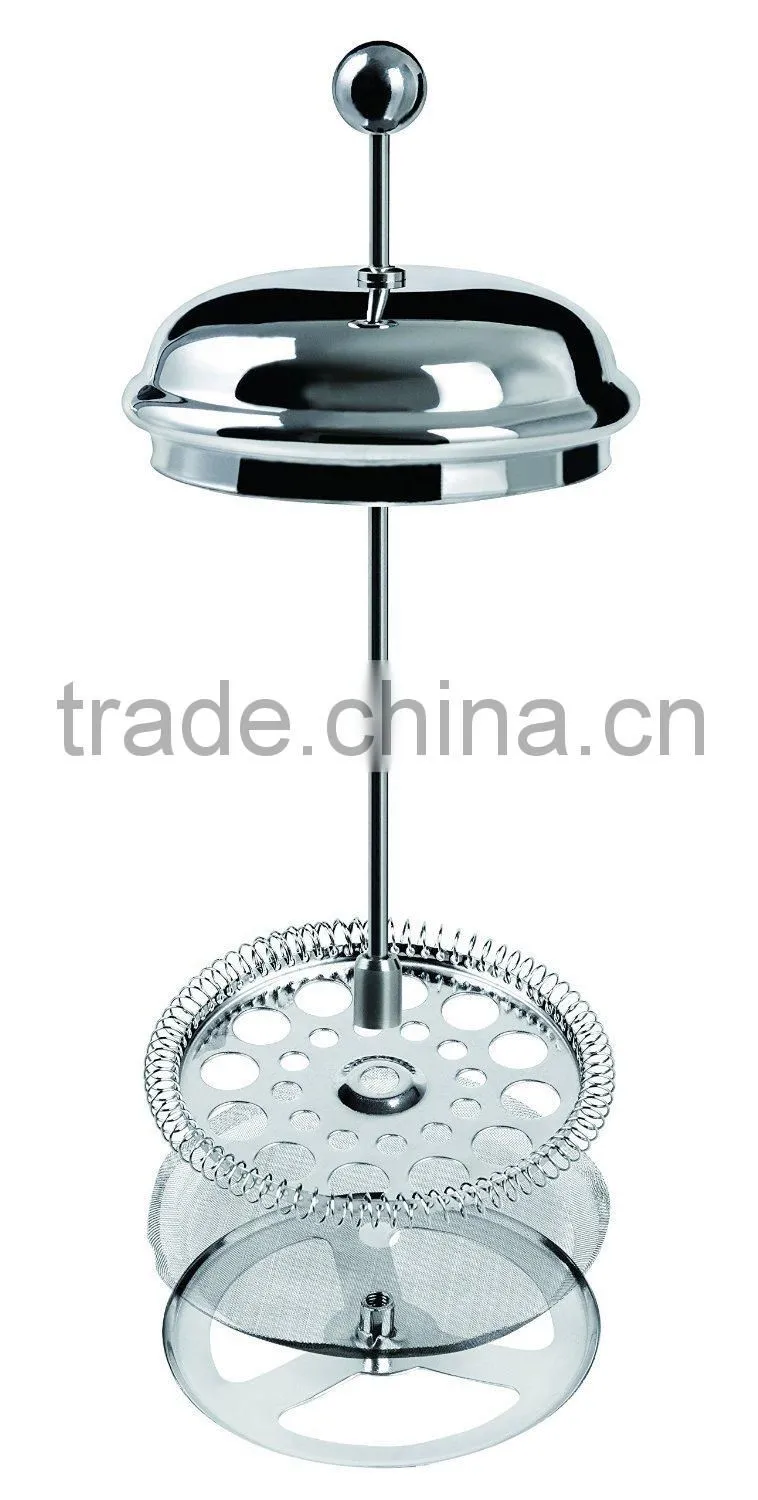 350ml / 3-cup Stainless Steel Borocilicate Glass coffee plunger