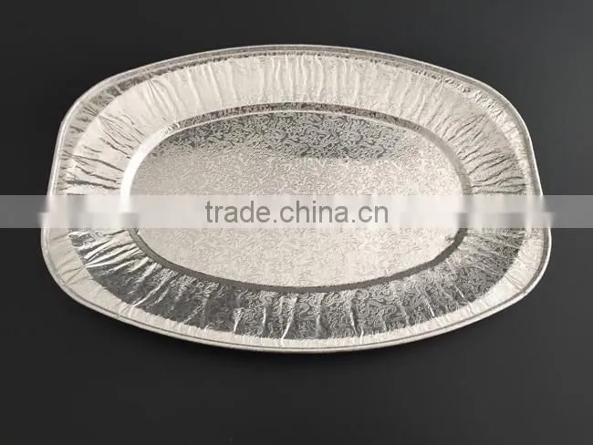 Aluminum Foil Oval Small Platter
