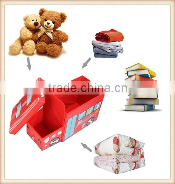 Happy car style storage box storage stool