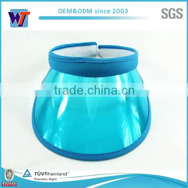 Wholesale custom waterproof sun visor cap short plaid visor caps