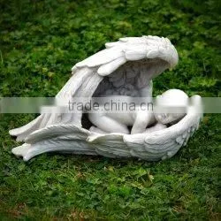 marble garden decorative angle statues