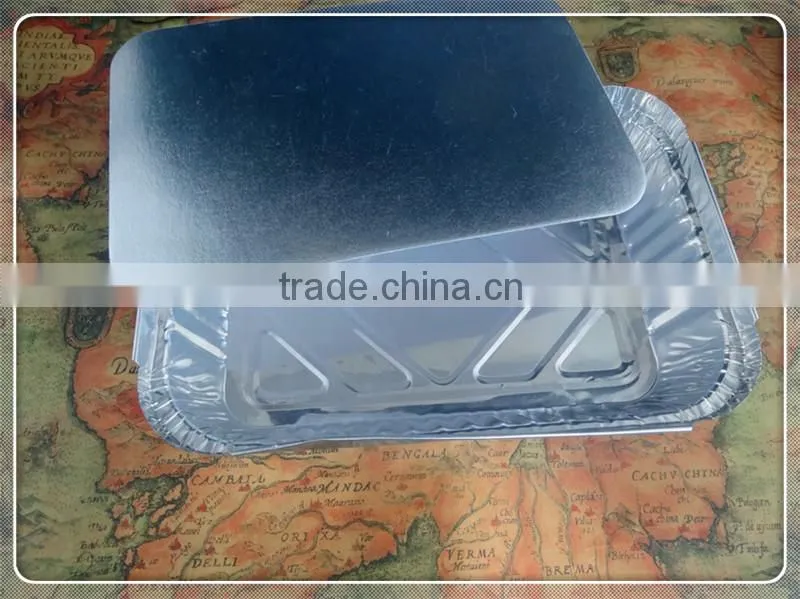 Food Grade Rectangle Baking Food Aluminum Foil Tray