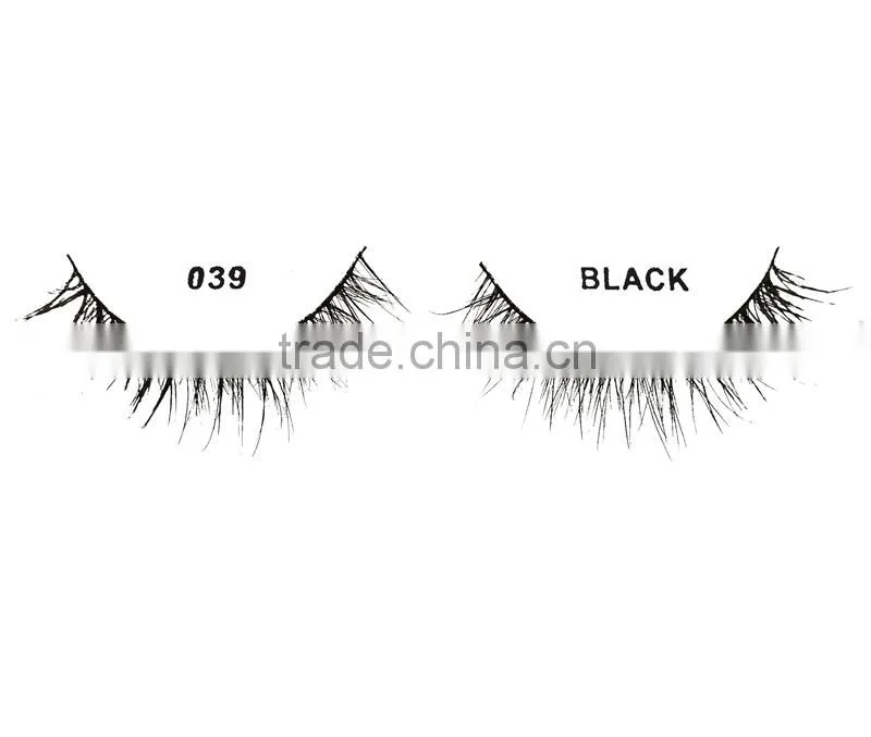 2014 Natural Horse Fur Eyelash Full Strip False Horse Eyelashes