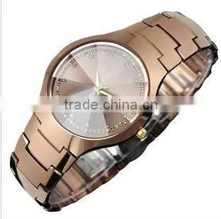 fashion couple Wristwatch, tungsten wristwatch