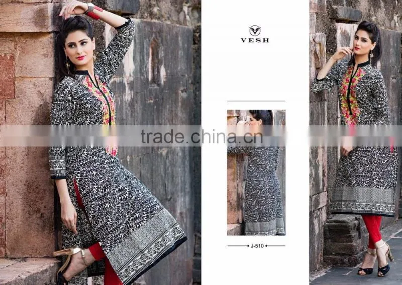 Indian Stylish Long Sleeve Kurtis