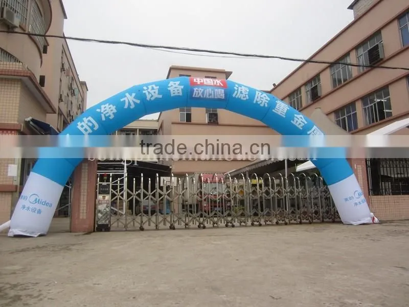 promotional outdoor trade show inflatable entrance arch for event