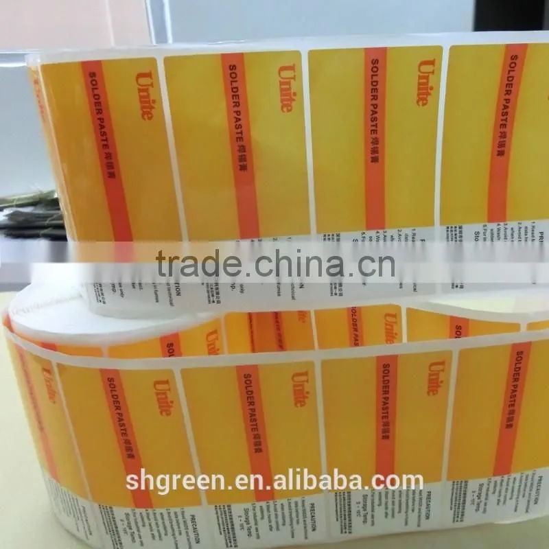 Eco-friendly matte surface paper sticker roll with cleap price