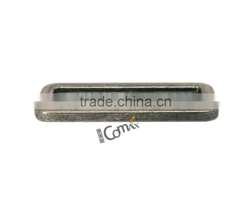 Nickle Metal Bag Hardware Square Ring