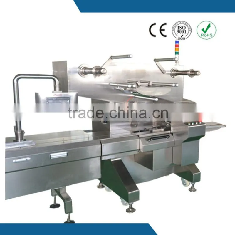 China made dual motor anti fly out cake stacking machine