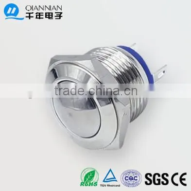 QN16-A5 16mm Momentary Metal Push Button Switch