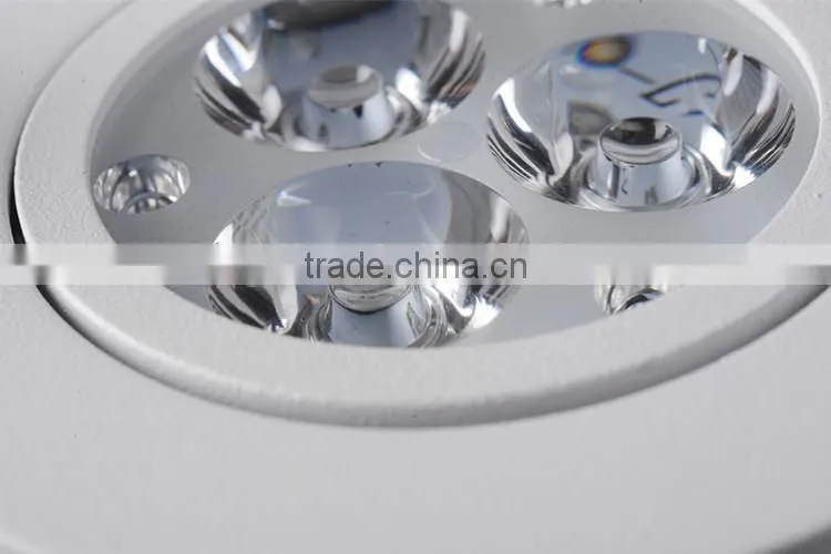 3x1 led downlight / White bedrooms classic ceiling lights / LED downlight 3w for bedroom