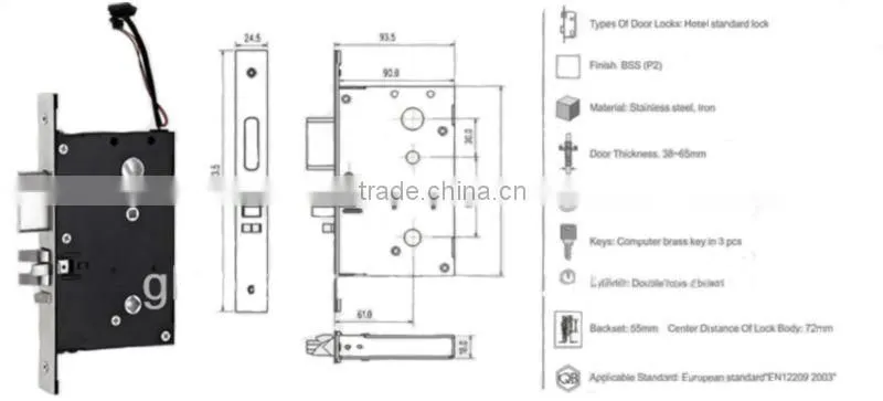 Smart rfid door lock manufacturer