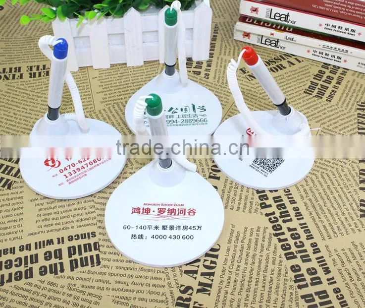 Wholesale Promotional gifts plastic table pen desk pen/Bank advsertising desk pen/Desk stand pens on sell