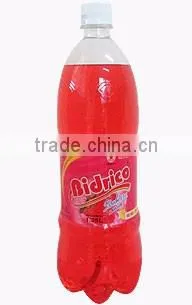 STRAWBERRY SOFT DRINK FROM BIDRICO 1.25L x 12 BOTTLES