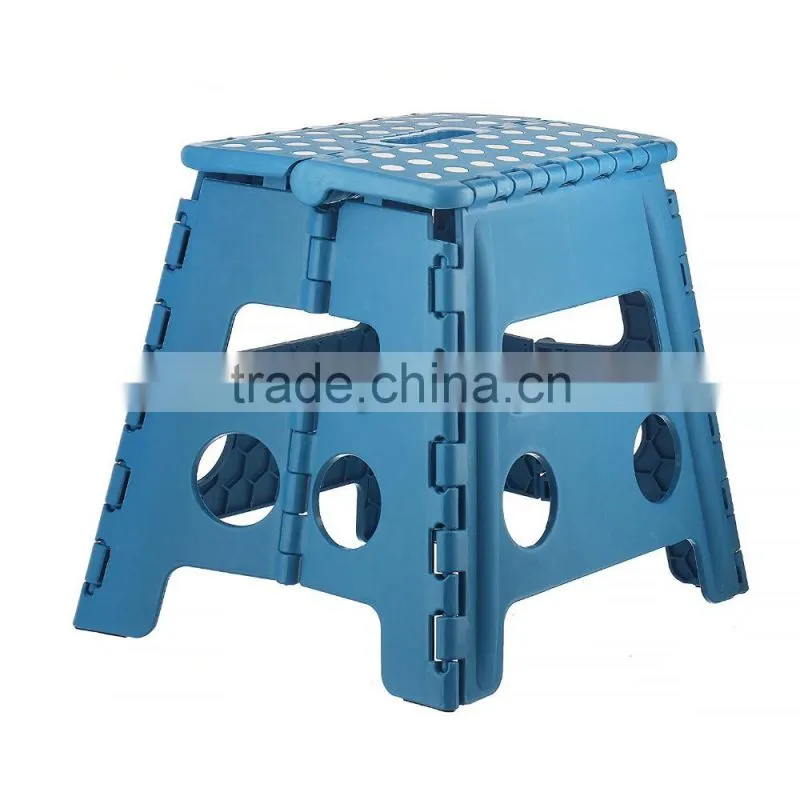 32CM Plastic Folding Step Stool, Portable Small Folding Chair, Outdoor Camping Foldable Stool