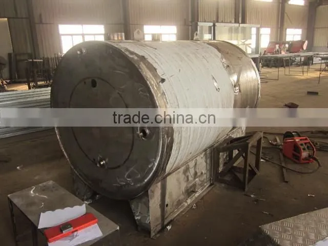 Storage horizontal stainless steel tank