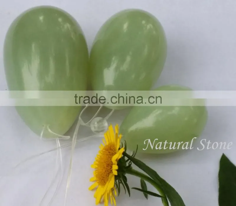 Natrual Aventurin Jade Eggs Kegel master sex toy Kegel exercise weights kegel eggs Yoga wear