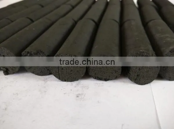 Finger 2.0*12cm sawdust charcoal price smokeless charcoal