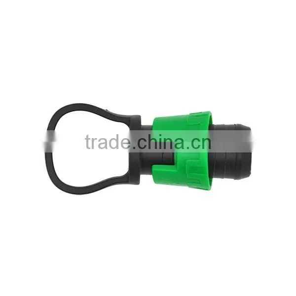 Drip Irrigation 5/8" Drip Tape lock ring tape plug end