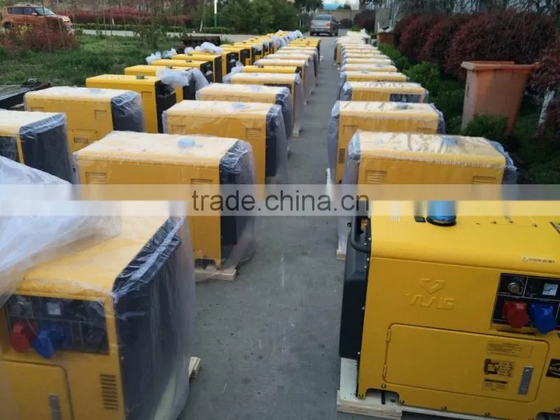Factory direct Price VLAIS KDE8500T ATS generator 6.5kva ALL Copper diesel generator