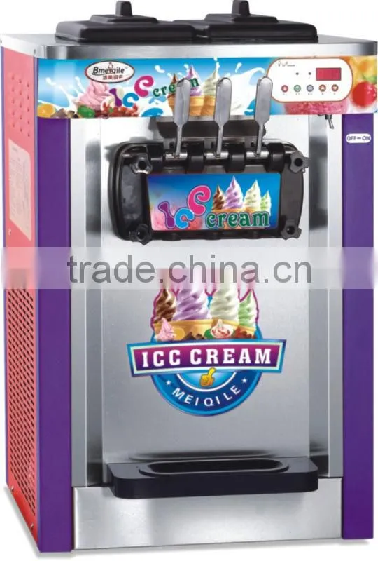 All stainless steel rainbow soft ice cream machine /maker (manufacturer)