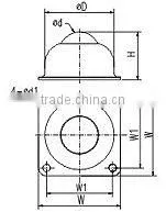steel ball caster(squareness)