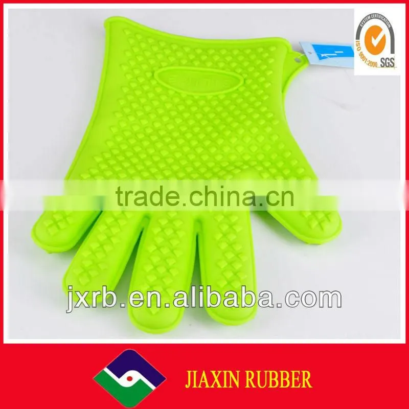 High quality kitchen baking silicone gloves/silicone long oven glove