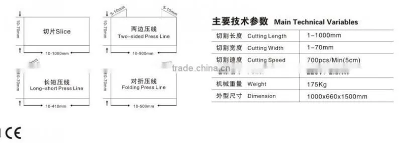 COQ-70G Micro-computer Ultrasonic tape labe Cutting Machine