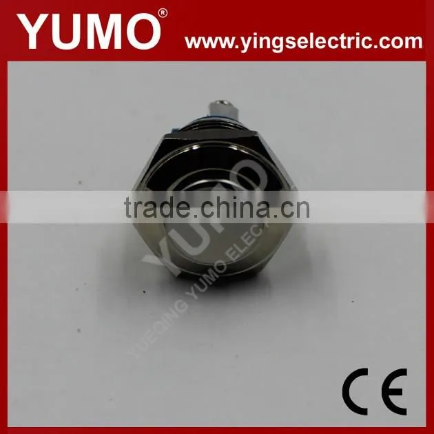 Hot sale JS16H ROHS 16mm high round IP65 momentary screw terminal 2A/36VDC push button switch emergency push button