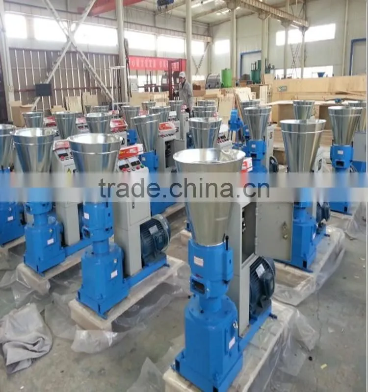 High Density Biomass Animal Feed Pelletizer with 6mm-12mm Pellet